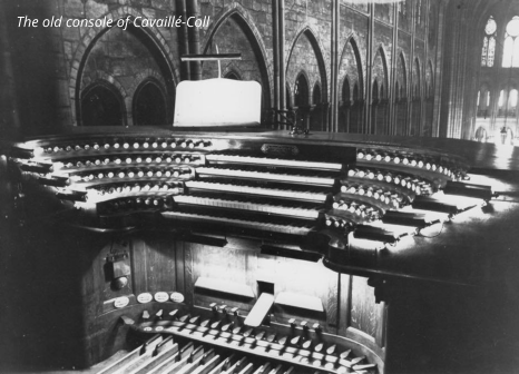 The old console of Cavaillé-Coll