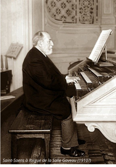 Saint-Saens à l’orgue de la Salle Gaveau (1910?)